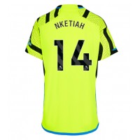 Arsenal Eddie Nketiah #14 Replica Away Shirt Ladies 2023-24 Short Sleeve